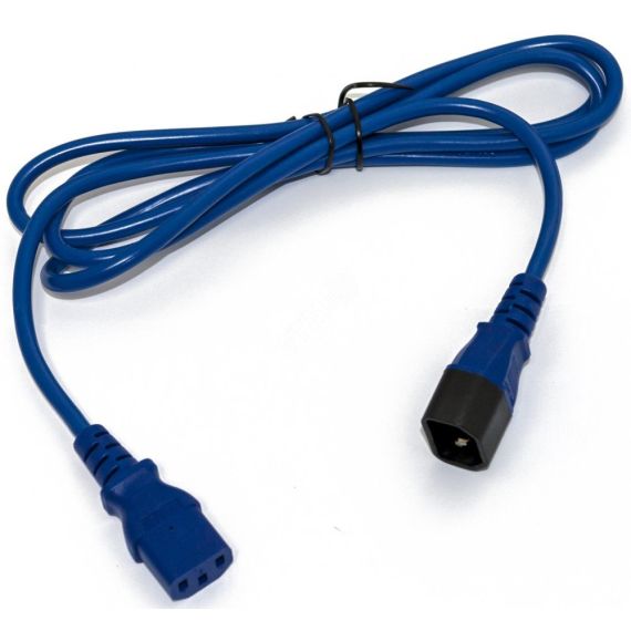 Кабель питания монитор-компьютер IEC 320 C13 -IEC 320 C14PWC-IEC13-IEC14-5.0-BL Hyperline PWC-IEC13-IEC14-5.0-BL