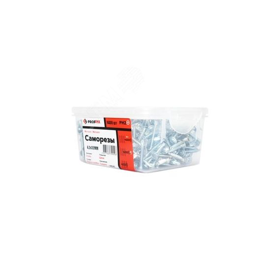 Саморез СММ св 4,2х32 усил-й  (TWN) (400 шт) - конт-р PROFFIX Tech-Krep 146545