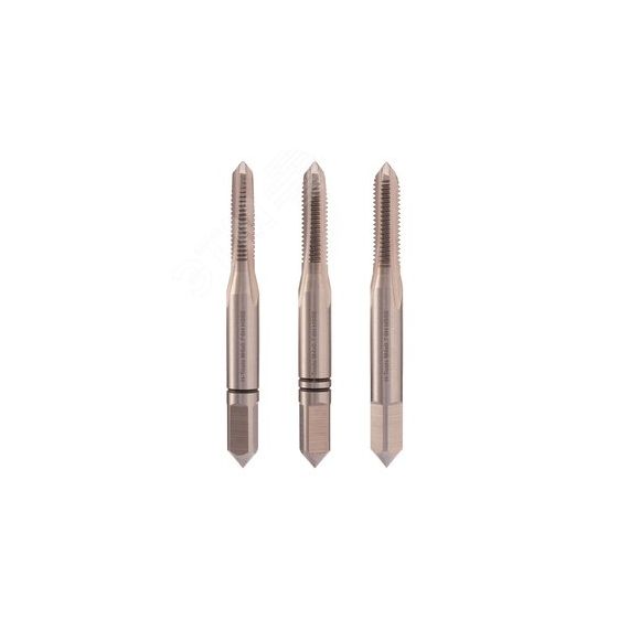 Метчик М 4,0х0,7 (Комплект 3шт) DIN352 HSSE 6h 45мм a=3,4 H-Tools 230040EHT