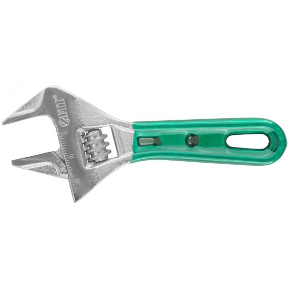 Ключ разводной ''Смарт'', CrV, укороченный, узкие губки, шкала, экстра увелич.захват 115 мм ( 24 мм ) FIT 70211