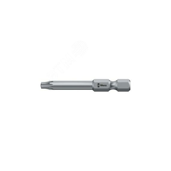 Бита 5-лучевая 867/4 Z IPR TORX PLUS (5-lobe TORX) с отверстием под штифт вязкая твёрдость хвостовик шестигранный 1/4 E 6.3 10 IPR x 50 мм WERA WE-160821