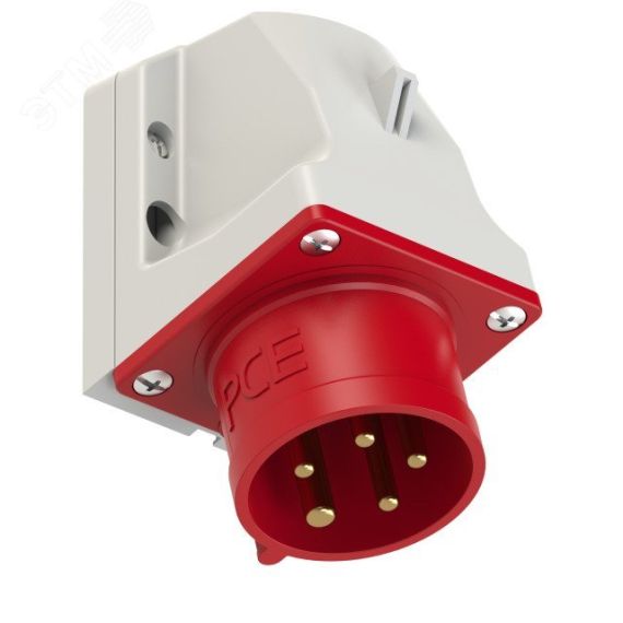 Вилка настенная 16А/400V/3P+N+E/IP44 PCE 515-6