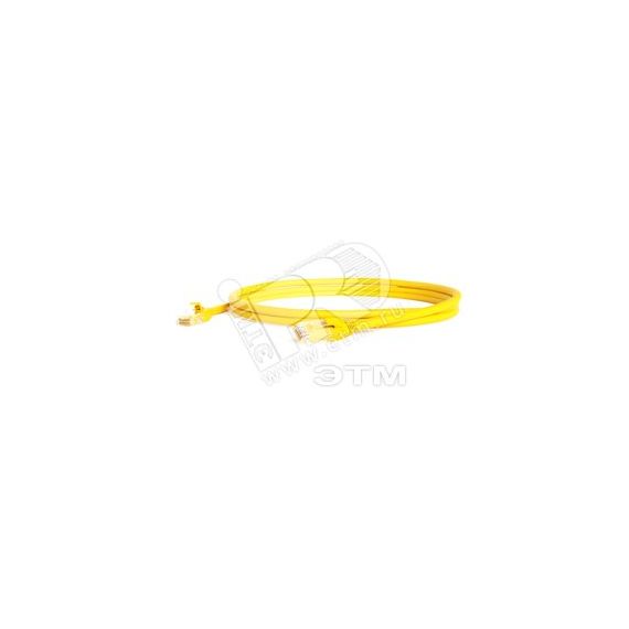 Патч-корд U/UTP категория 6 LSZH желтый (5м) Hyperline 230290