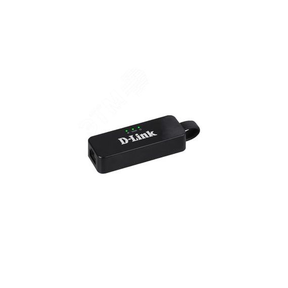 Адаптер сетевой 1 порт RJ-45 10/100/1000 Мб/с, разъем USB Type-C D-Link DUB-2312/A2A