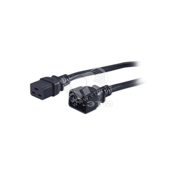 Кабель питания IEC 320 C19 - IEC 320 C20 3x1.5 16A прямая вилка 1.8 м Hyperline 47682