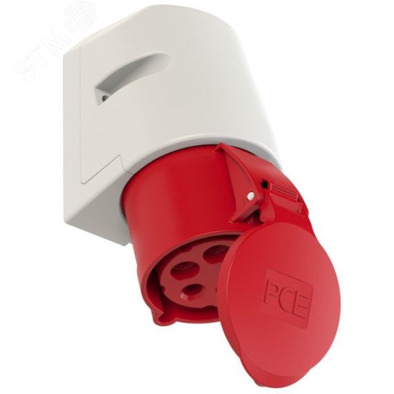 Розетка настенная 32А/400V/3P+N+E/IP44 PCE 125-6