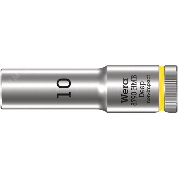 Головка торцевая шестигранная 8790 HMB Deep DR 3/8 глубокая 10 x 64 мм WERA WE-004532
