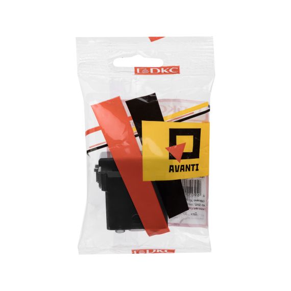 Механизм управления рольставней модульный, &quot;Avanti&quot;, &quot;Черный матовый&quot;, 1 модуль