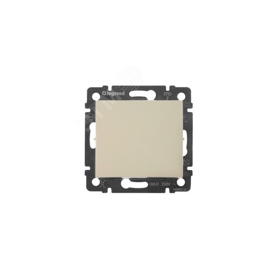 VALENA Переключатель одноклавишный промежуточный в рамку слоновая кость Daccord/Legrand 774307
