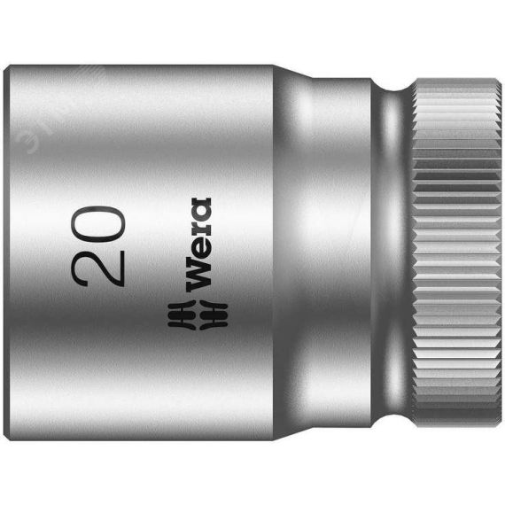 Головка торцевая шестигранная 8790 HMC Zyklop DR 1/2 20 x 37 мм WERA WE-003611
