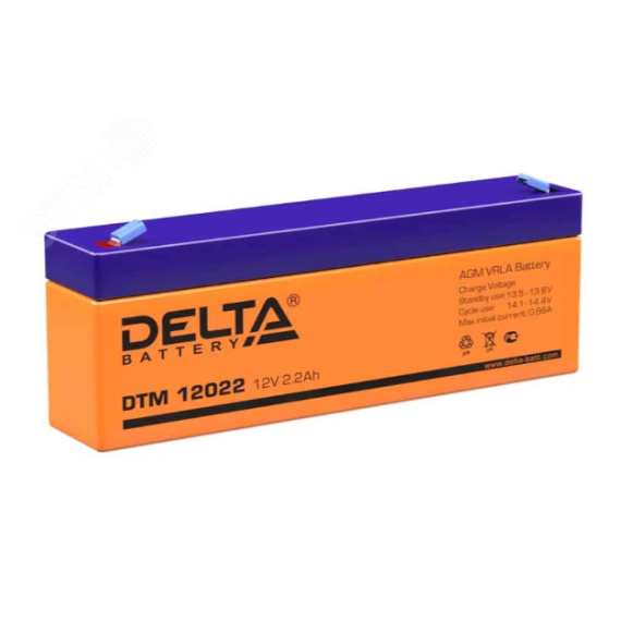 Аккумулятор DTM 12В 2.2Ач Delta DTM 12022