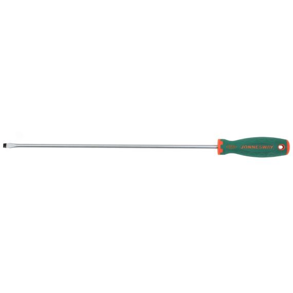 Отвертка стержневая шлицевая ANTI-SLIP GRIP, SL8.0х400 мм Jonnesway D71S8400