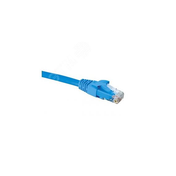 Шнур коммутационный (патч-корд) 5e U/UTP LSZH 10 м синий Eurolan 21D-U5-10BU