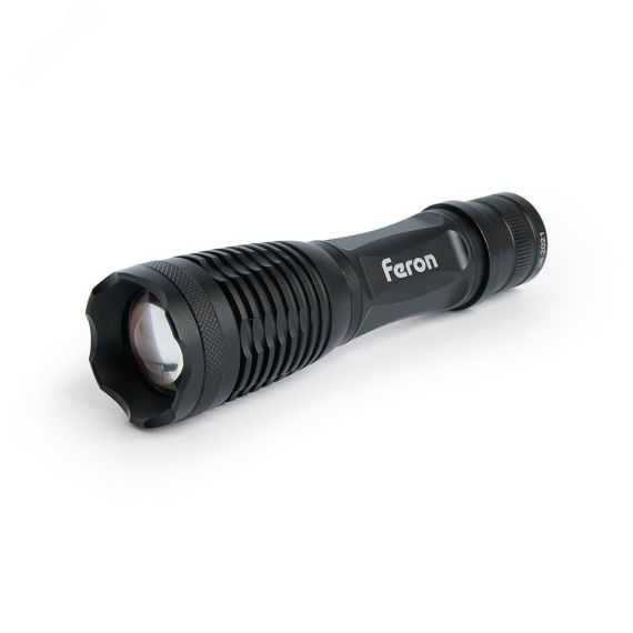 Фонарь светодиодный аккумуляторный USB ZOOM алюминий FERON TH2401 41683