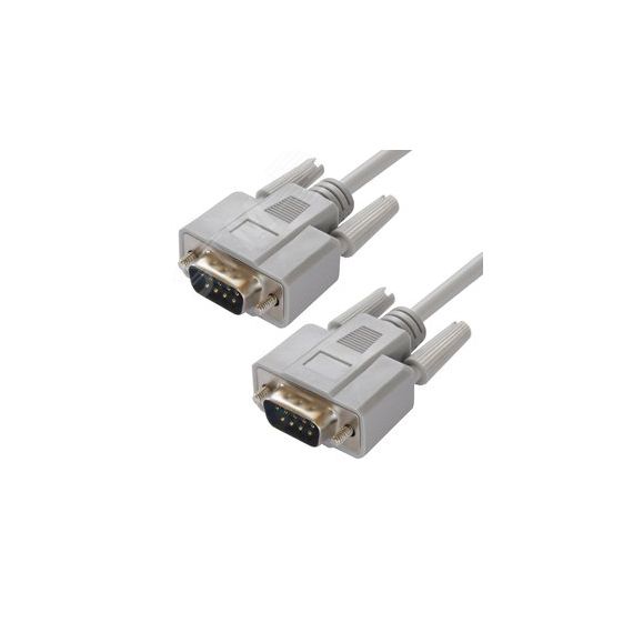 Кабель сединительный COM RS-232 9M на 9M, 5 м., серый Greenconnect GCR-DB9CM2M-5m