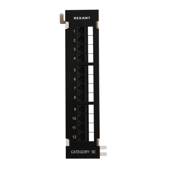 Патч-панель настенная, 12 портов RJ-45, категория 5е, REXANT 04-0020