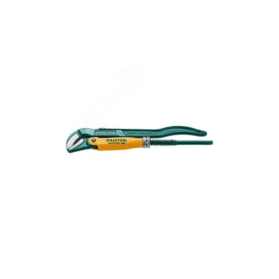 Трубный ключ с изогнутыми губками PANZER-45 №0 3/4'' 240 мм KRAFTOOL 2735-05_z02