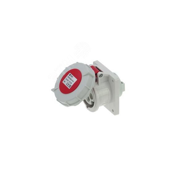 Розетка встраиваемая 16A/400V/3P+E/IP67, фланец 75x75 INPIN CA222