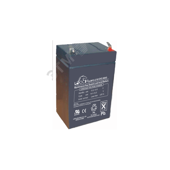 Аккумулятор DJW 12В 2,9Ач Leoch Battery DJW12-2.9