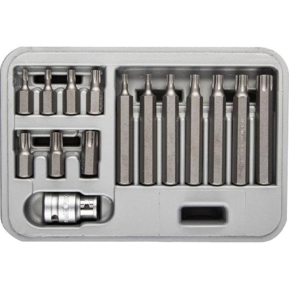 Набор бит специальные в пластиковом боксе, TORX, 15 предметов ЗУБР 2651-H15_z01