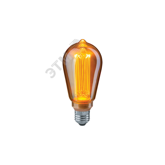 Лампа светодиодная LED 4вт Е27 теплый ST64 ретро PммA Navigator Group 14232