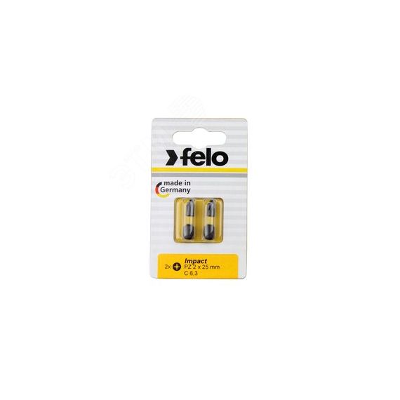 Бита ударная серия Impact TX 40X25, 2 шт на блистере Felo 02640241