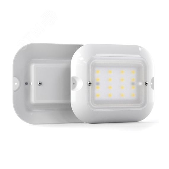 Светильник светодиодный ДБП-5Вт, IP54, 5000К, 650Лм, 220В, молочный рас-ль, Medusa АТОН АТ-ДБП-01-03 Lux