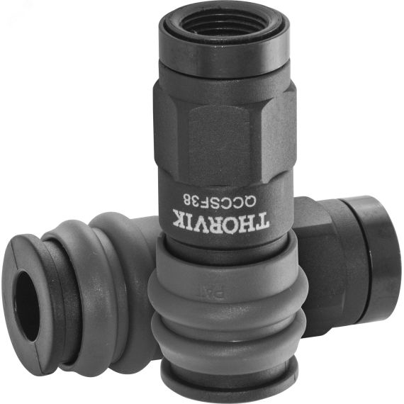 Муфта БРС европейского типа с внутренней резьбовой частью BSPT 3/8'' Thorvik QCCSF38