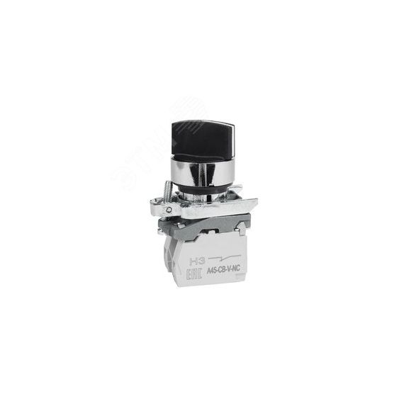 Переключатель OptiSignal D22 C4-S-33 3 положения с фикс металл 2НО XB4BD33 КЭАЗ 332172
