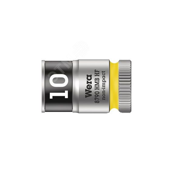Головка торцевая шестигранная 8790 HMB HF Zyklop DR 3/8 с функцией фиксации крепежа 10 x 29 мм WERA WE-003744
