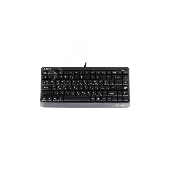 Клавиатура Fstyler FK11, USB, slim, черный/серый A4Tech FK11 USB (GREY)