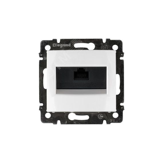 VALENA Розетка компьютерная RJ45х1 UTP белая Daccord/Legrand 774230