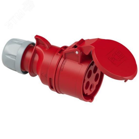 Розетка кабельная 32А/400V/3P+N+E/IP44 PCE 225-6