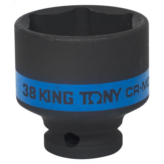 Головка торцевая ударная шестигранная 1/2', 38 мм King Tony 453538M