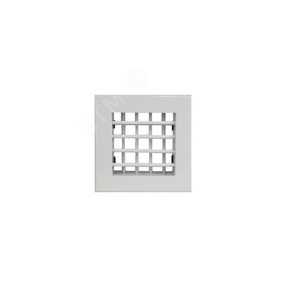 Решетка двухрядная алюминиевая 2WA 200x200 VentART 4687203903282
