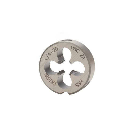 Плашка 1/4'' -20-UNC DINEN22568 HSS 2A 60 градусов 20x7мм (CzTool) Bucovice 245140BT