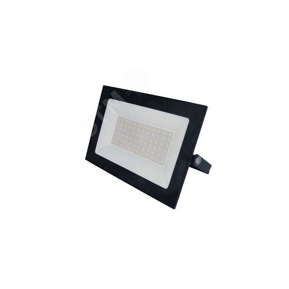 Прожектор светодиодный ULF-F21-70W-3000K IP65 200-250В BLACK Теплый 3000К. Корпус черный. Uniel UL-00007734