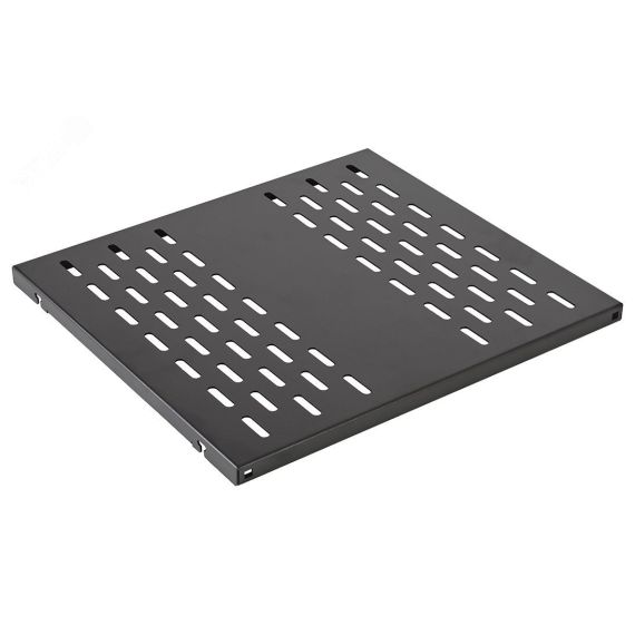Полка стационарная перфорированная черный (450мм*490мм) ССД 130411-01362