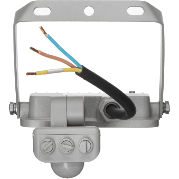 Прожектор светодиодный СДО 07-10Д с датчиком движения IP54 серый IEK