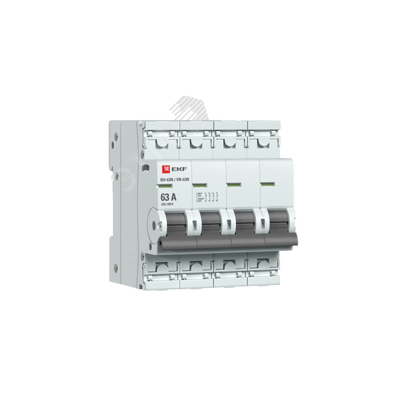Выключатель нагрузки 4P 63А ВН-63N PROxima EKF S63463