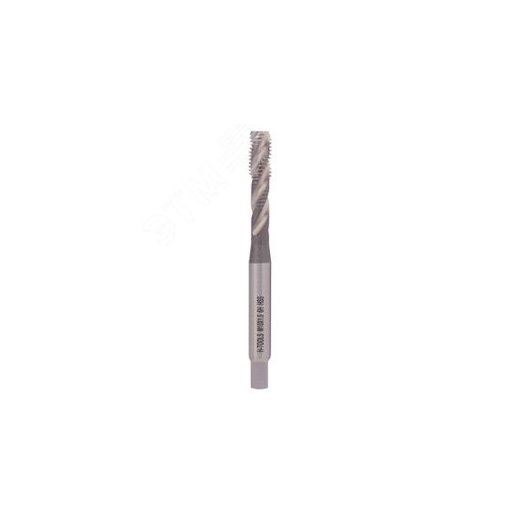 Метчик М10х1,5 (Машинный, спиральный) DIN371 HSSE-TiALN 6h C/2-3P R35 100мм a=8,0 H-Tools 501100-C2-0100