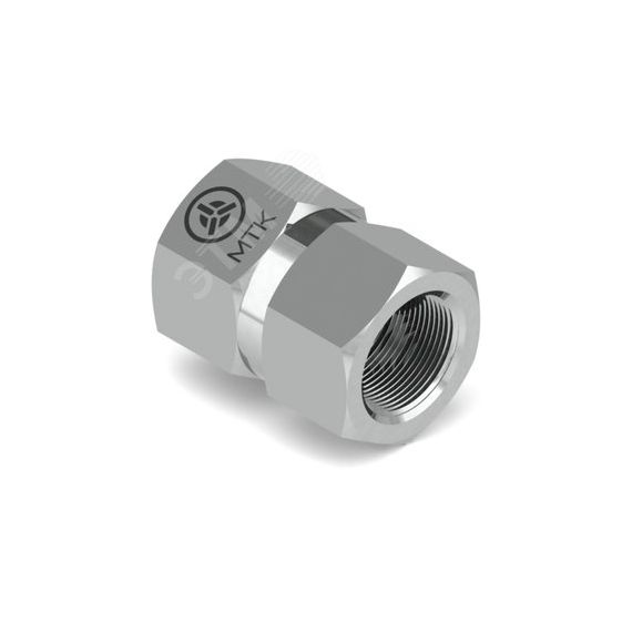 Соединитель с внутренними резьбами Р630, 1/4'NPT, 1/4'NPT, AISI 316L Метакам Р630-ВАВАВ