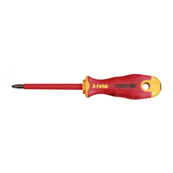 Отвертка диэлектрическая Ergonic крестовая PH 1X80 Felo 41410290