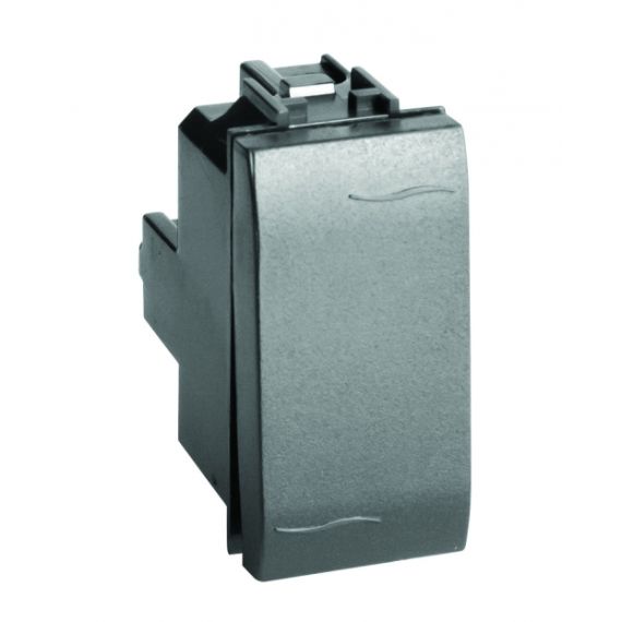 Инвертор (промежуточный переключатель), черный, 1мод.