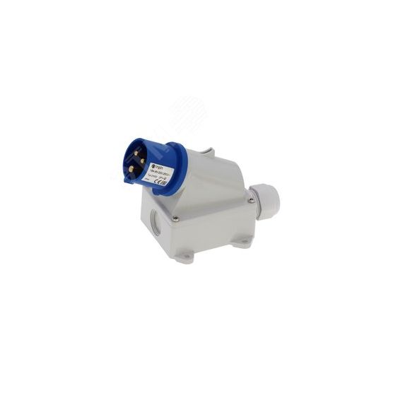 Вилка настенная 16A/230V/1P+N+E/IP44 INPIN CA332