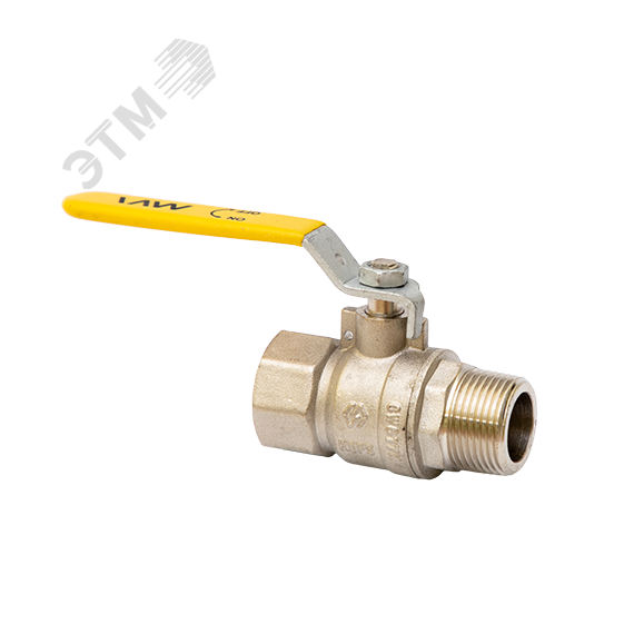 Кран шаровый газовый 1'ВН ручка рычаг MVI BV.812.06