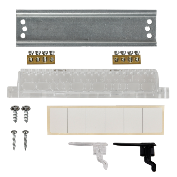 UNION Compact Корпус пластиковый ЩРВ-П-6 IP41 черная прозрачная дверь IEK