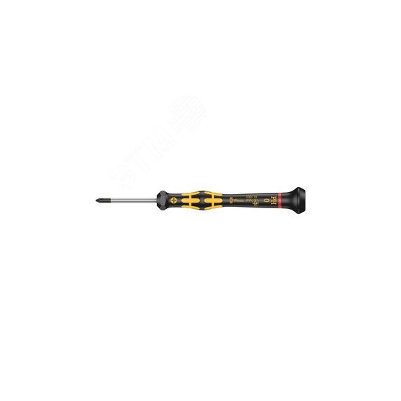 Отвертка крестовая антистатическая для прецизионных работ 1550 PH ESD Micro PH 0 x 60 мм WERA WE-030111
