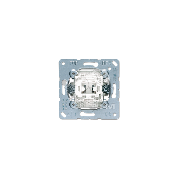 Переключатель универсальный 1-клавишный (проходной). Механизм. 10A 250V JUNG 506U