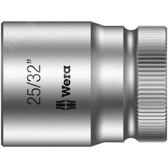 Головка торцевая шестигранная 8790 HMC Zyklop DR 1/2 25/32 x 37 мм WERA WE-003626